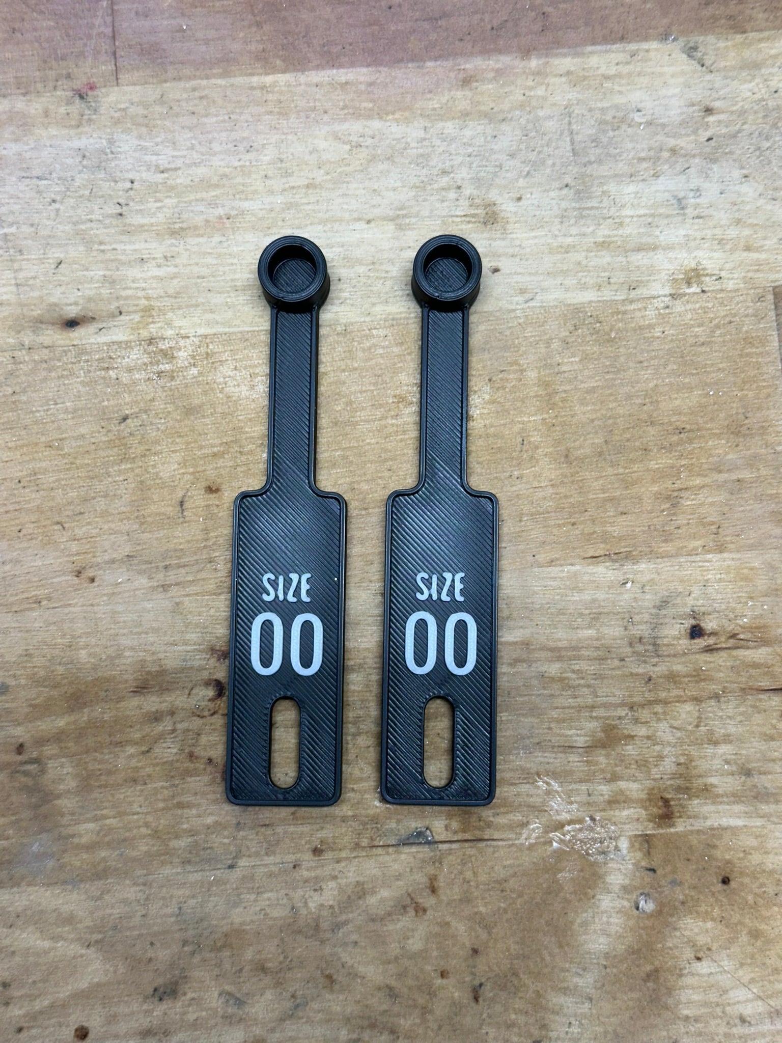 Full capsule filler scoop set covering sizes 000, 00, 0, and 5