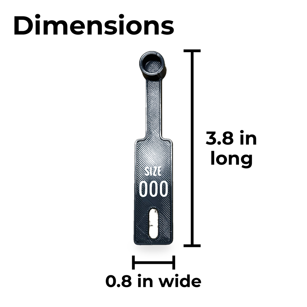 Capsule scoop dimensions: 3.8 inches long, 0.8 inches wide